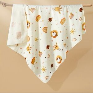 New！ Baby blanket baby swaddle baby cotton towel zebra giraffe forest animals
